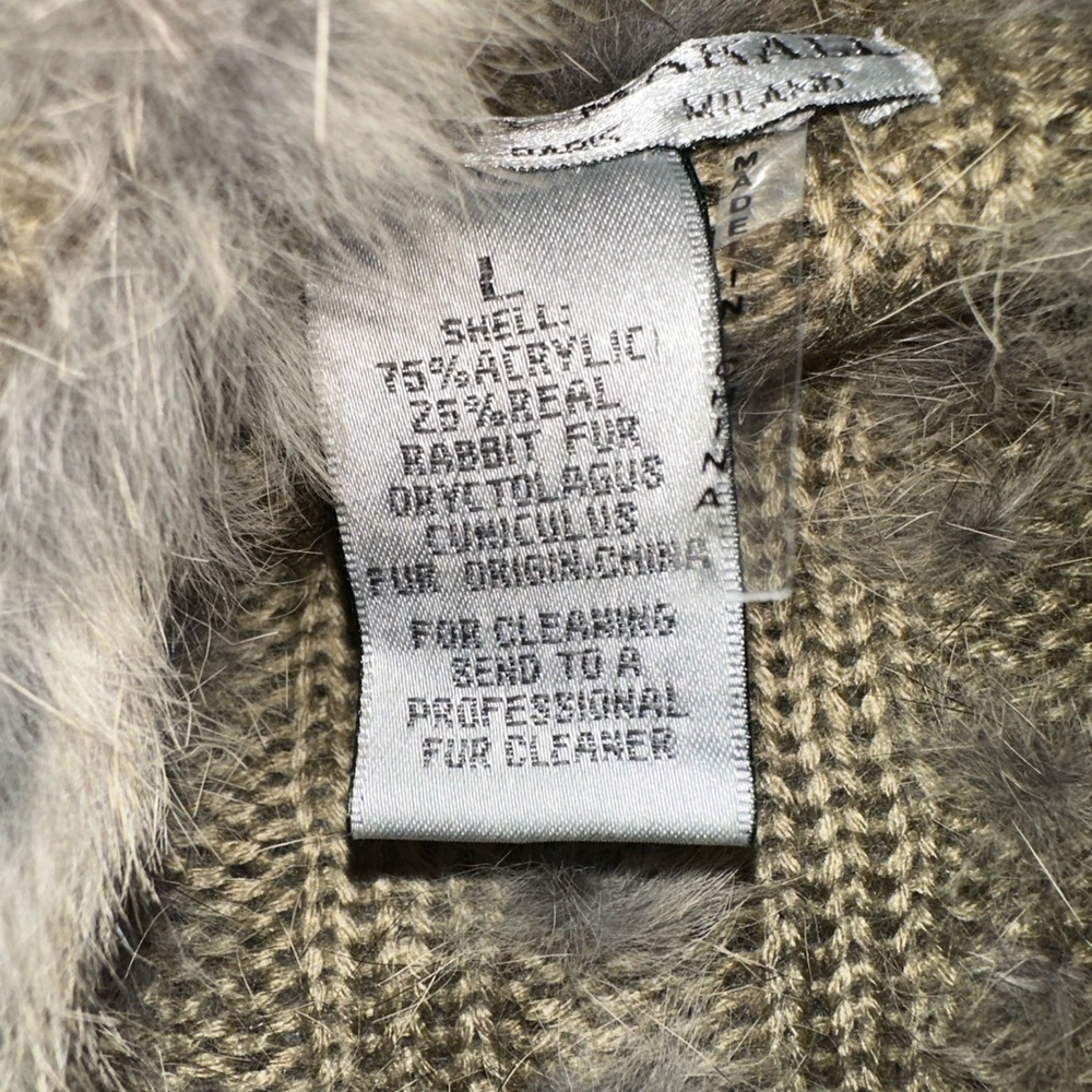 Alberto Malaki preowned, size large women shrug cardigan